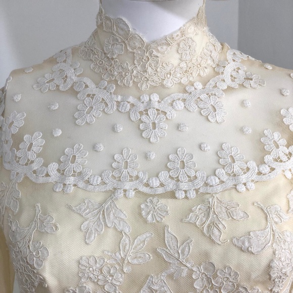 Pending Sale / Vintage 60s Priscilla of Boston Wedding Dress - Picture 9 of 16